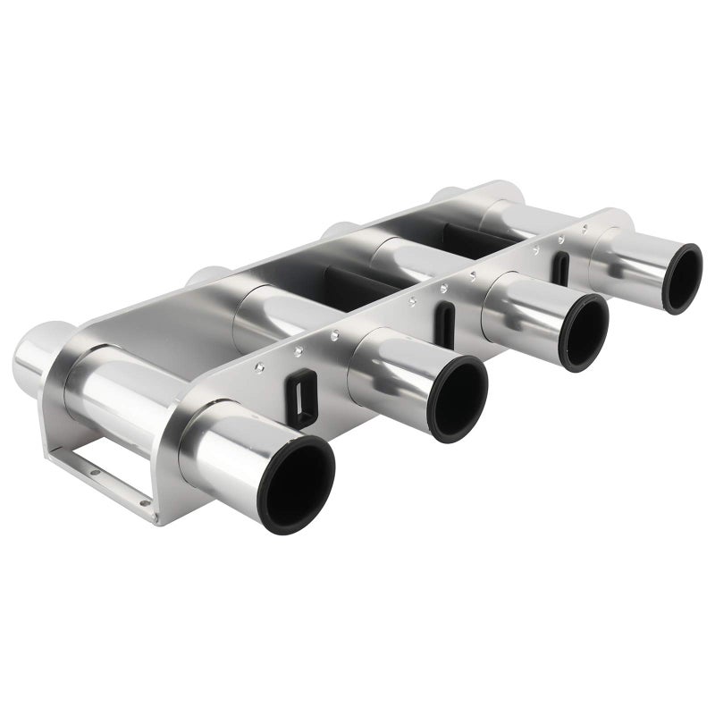 NovelBee 4 Tubes Aluminum Alloy Fishing Rod Holder for Boats Yacht - Image 5